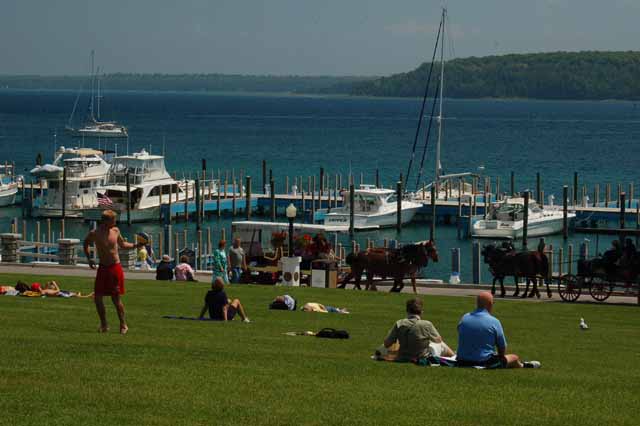 Mackinac Island harbor